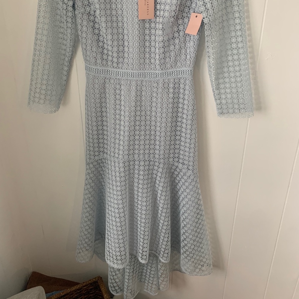 Rachel Parcell Light Blue Lace Midi Dress - Picture 5 of 6